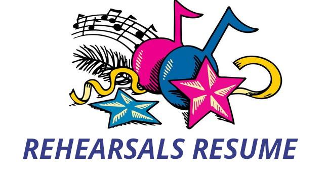Rehearsals Resume